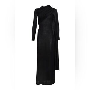 Aya Muse Black Long Sleeve Dress